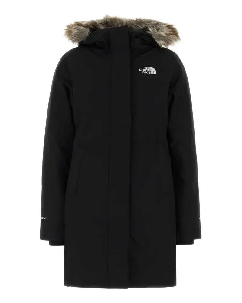 The North Face Arctic Parka mit Faux Fur - Schwarz Schwarz