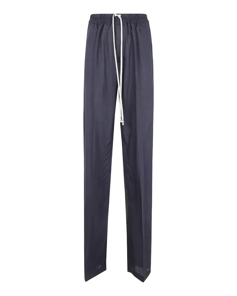 Rick Owens Straight-Leg-Hose mit Kordelzug - Schwarz Schwarz