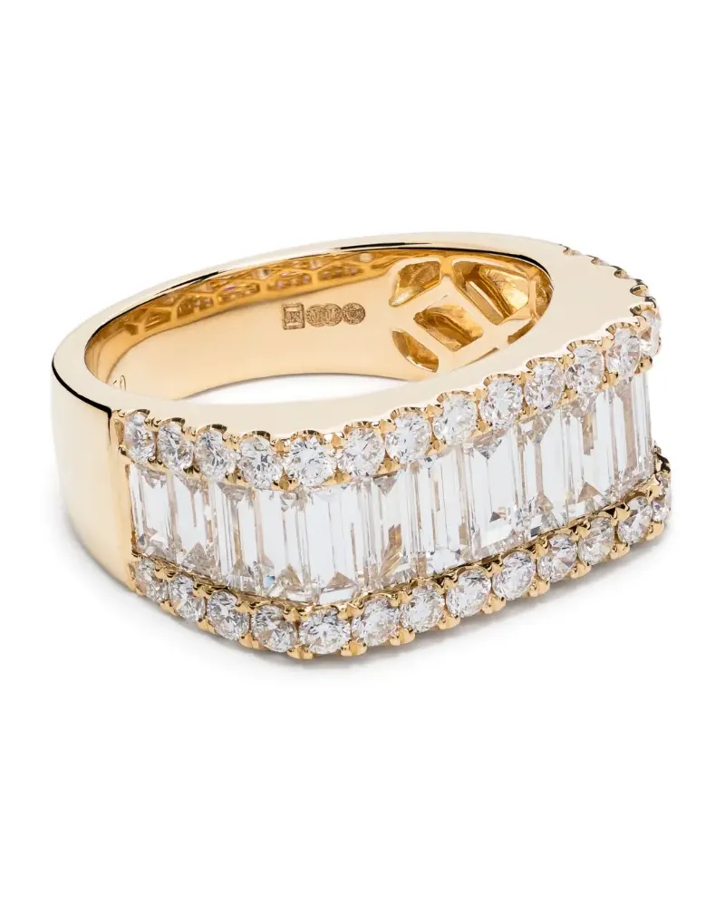 ANITA KO 18kt James Gelbgoldring mit Diamanten Gold