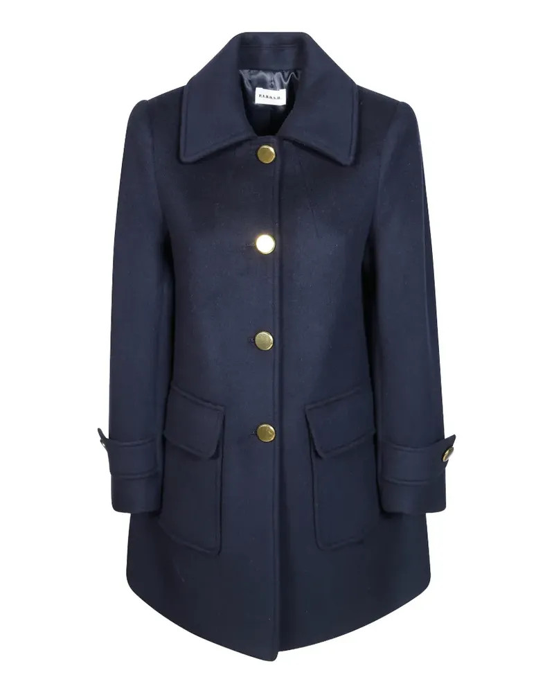 P.A.R.O.S.H. P.A.R.O H. button-up wool coat - Blau Blau