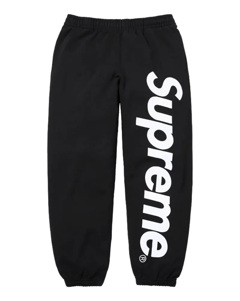 Supreme Being Jogginghose mit Satinapplikation - Schwarz Schwarz