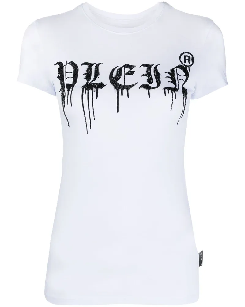Philipp Plein T-Shirt mit Logo-Print - Weiß Weiß