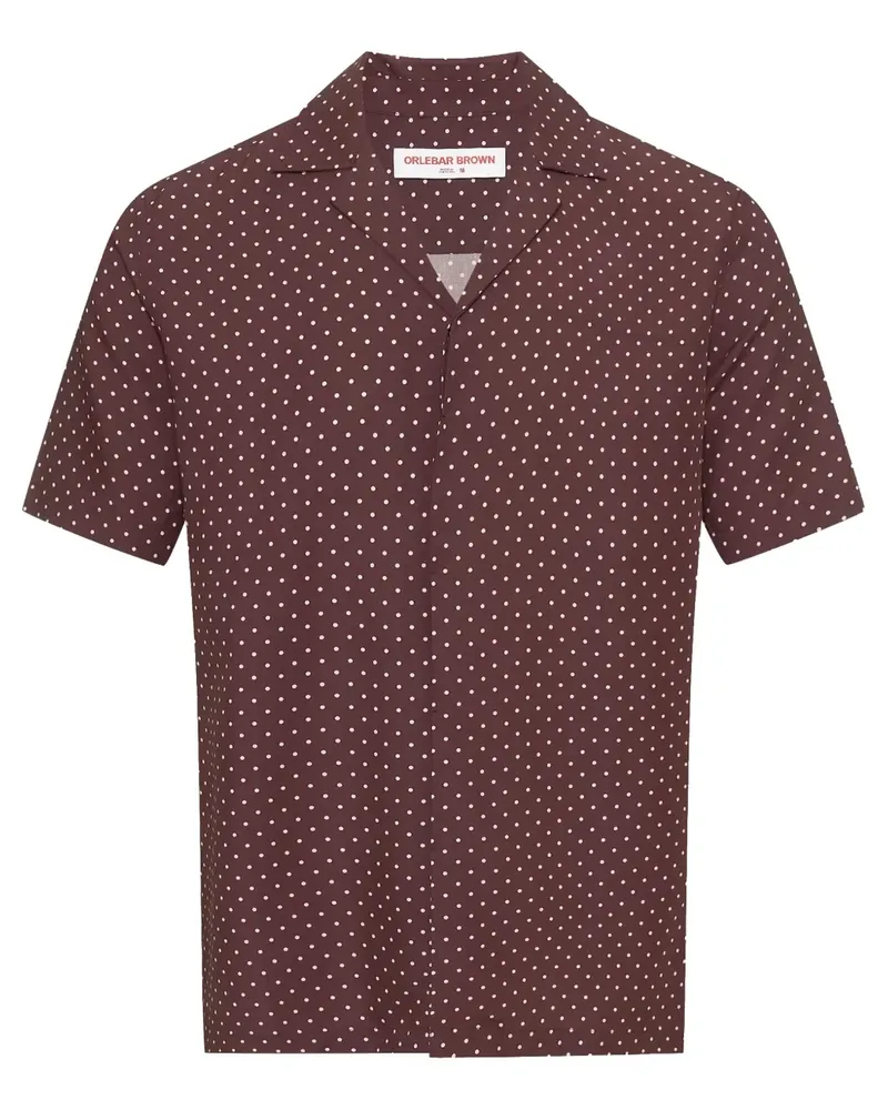 Orlebar Brown Maitan Hemd - Rot Rot
