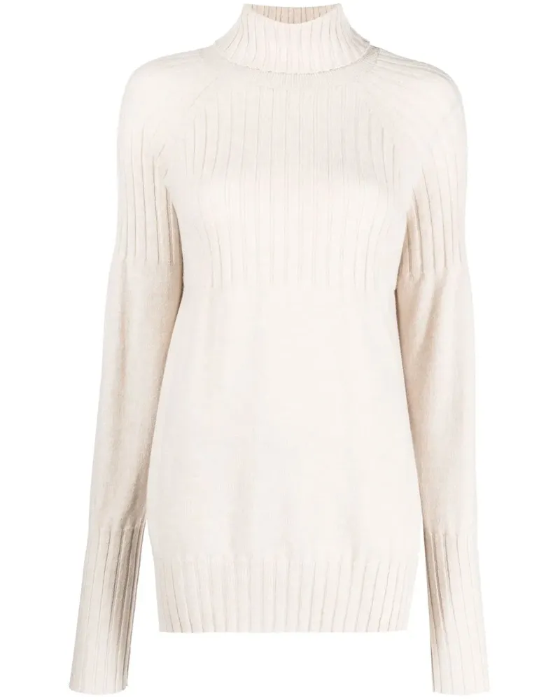 Malo Kaschmirpullover mit Stehkragen - Nude Nude