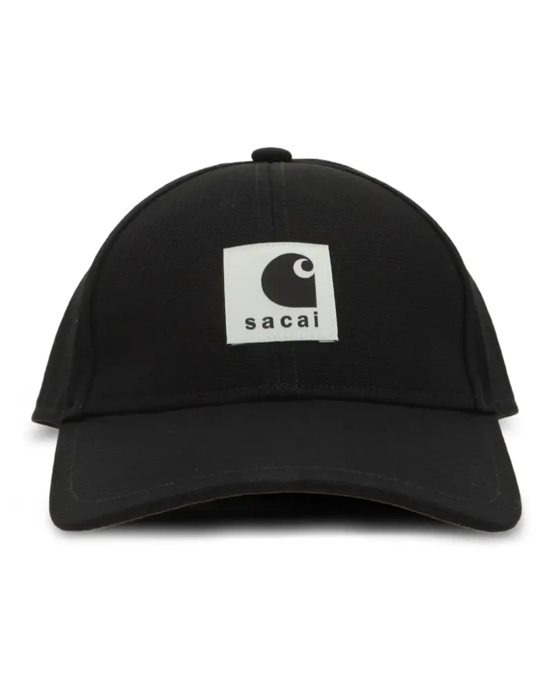 Carhartt WIP x logo Baseballkappe mit Patch - Schwarz Schwarz