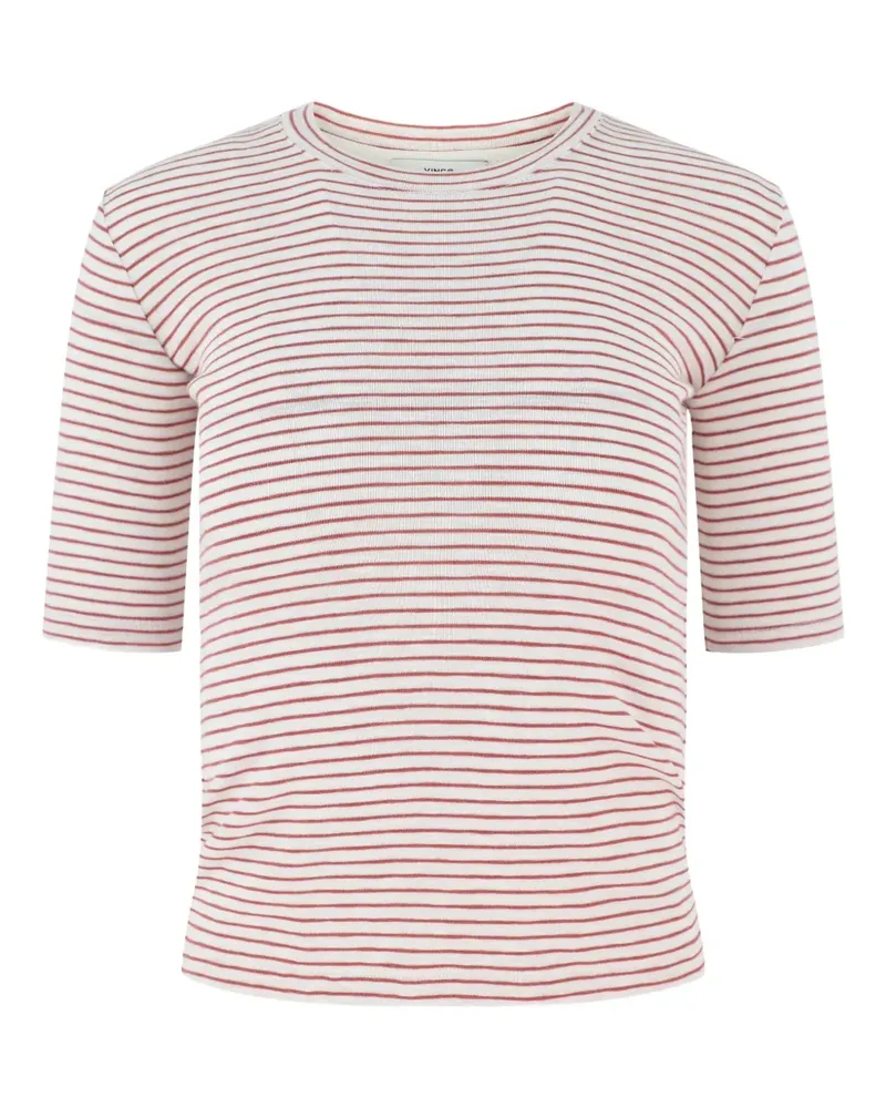 Vince Gestreiftes T-Shirt - Rot Rot