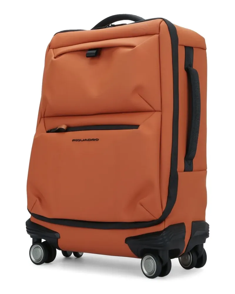 Piquadro four-wheel cabin suitcase - Orange Orange