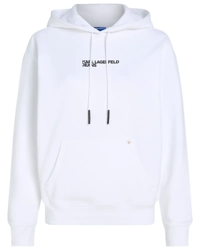 Karl Lagerfeld Hoodie mit Print Weiß