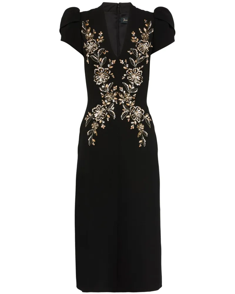 Jenny Packham Freya Kleid - Schwarz Schwarz