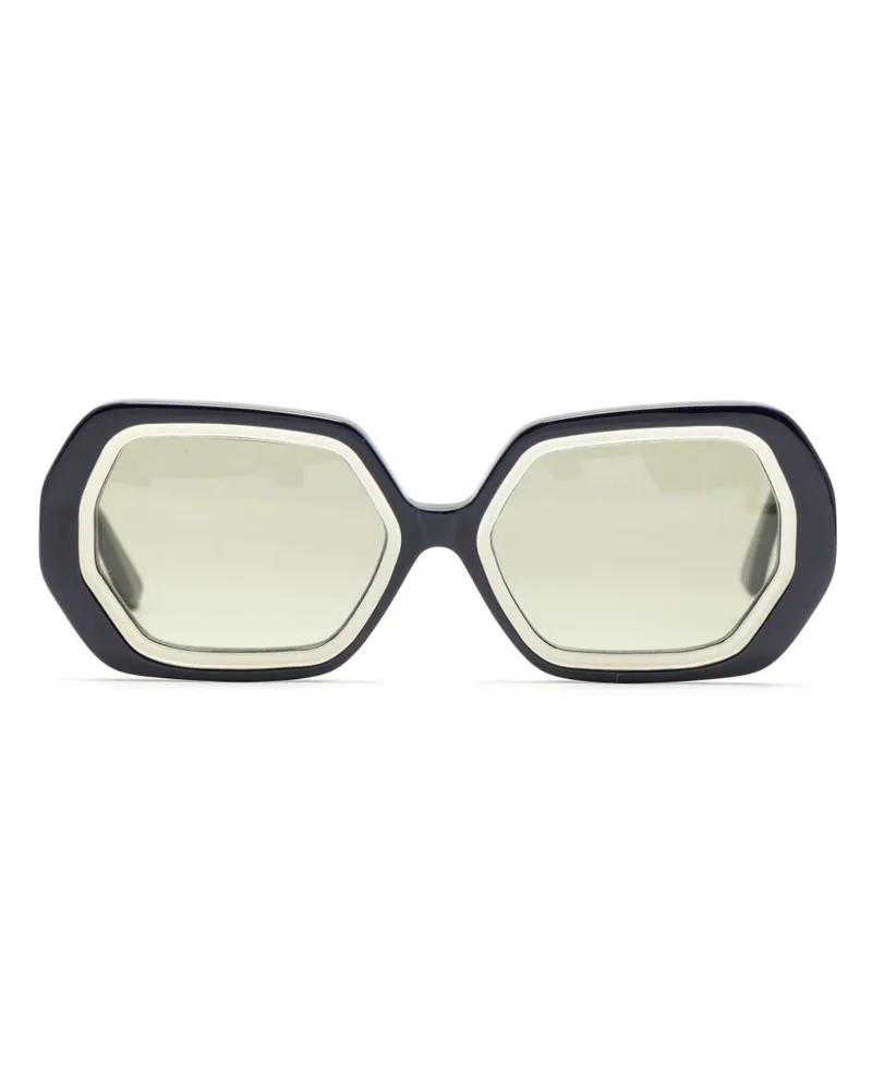 Undercover Sonnenbrille mit Oversized-Gestell Blau