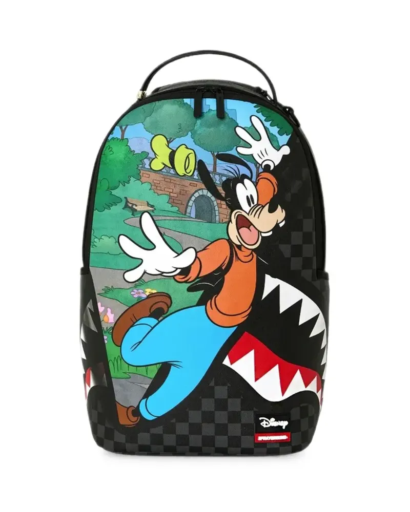 Sprayground x Disney Goofy Being Goofy Rucksack - Schwarz Schwarz