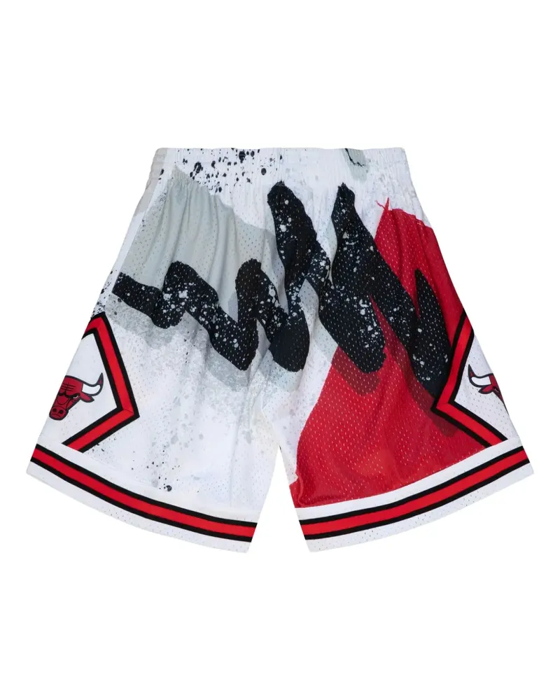 Mitchell & Ness x NBA Chicago Bulls 1997 Hyper Hoops Swingman Shorts - Weiß Weiß