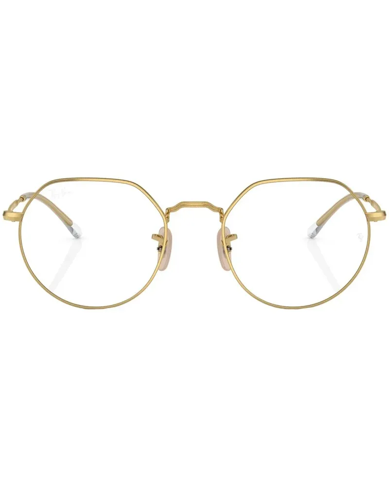 Ray Ban Jack Brille mit rundem Gestell - Gold Gold