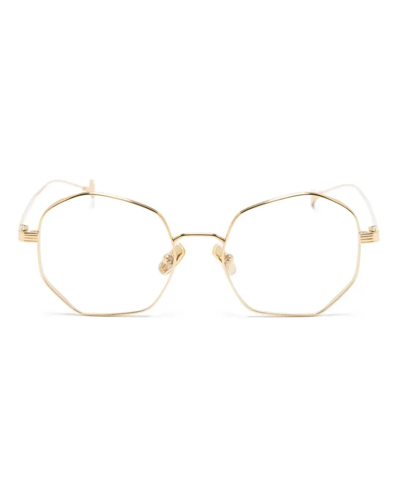 Eyepetizer Walt Brille mit geometrischem Gestell - Gold Gold