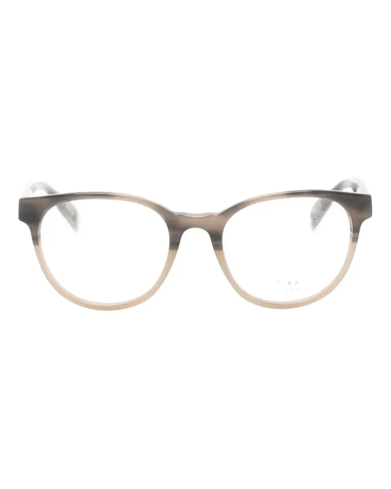 Ted Baker gradient-effect round-frame glasses - Braun Braun