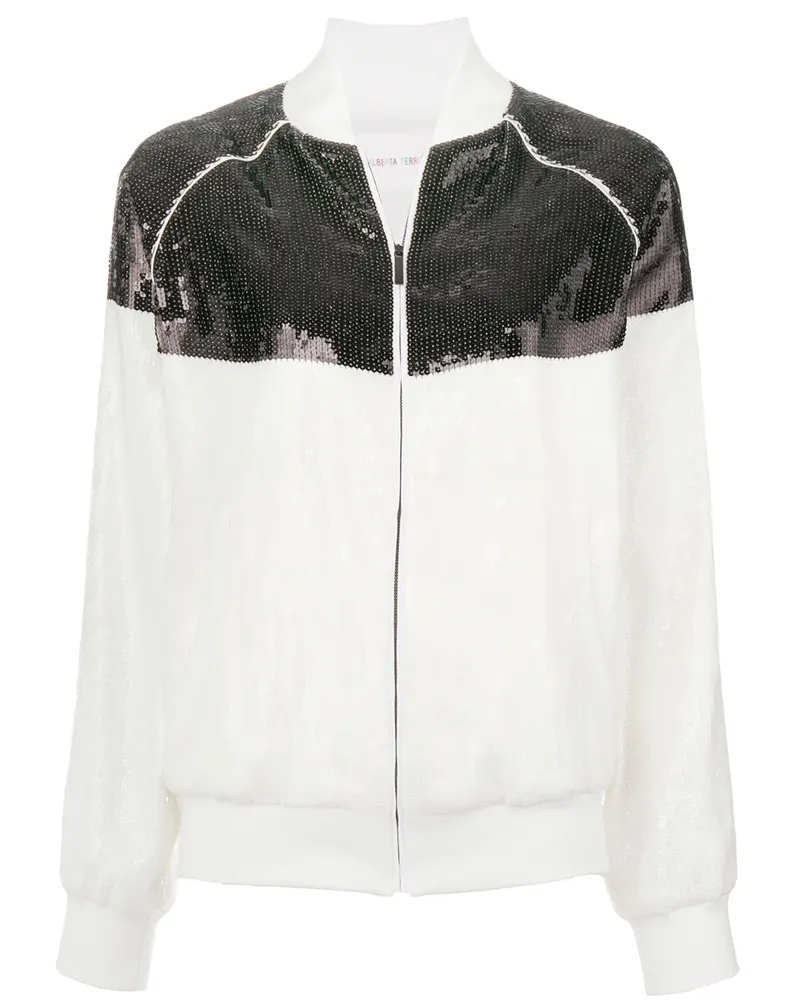 Alberta Ferretti Rainbow Week' Jacke - Weiß Weiß