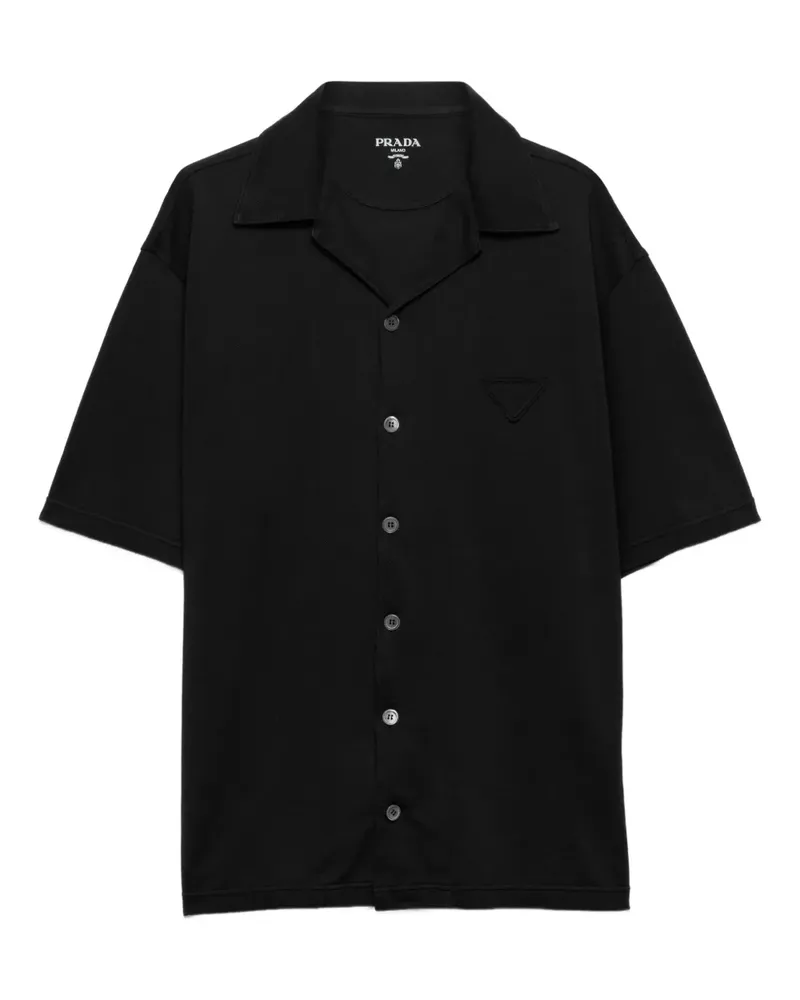 Prada Klassisches Hemd - Schwarz Schwarz