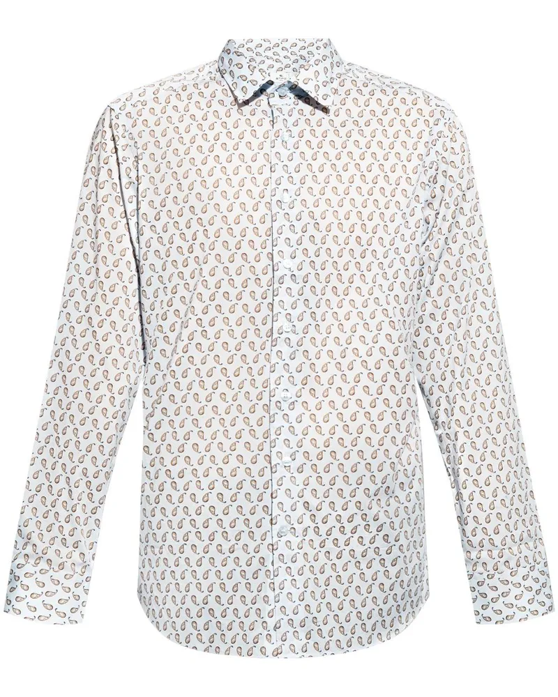 Etro Hemd mit Paisley-Print - Blau Blau