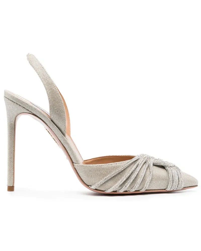 Aquazzura Aqua Gatsby Pumps 105mm - Silber Silber