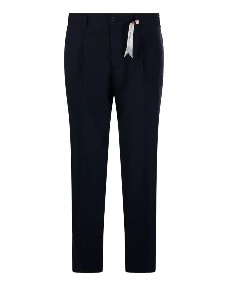 Biagio Santaniello Hose mit Gürtelschlaufen - Blau Blau