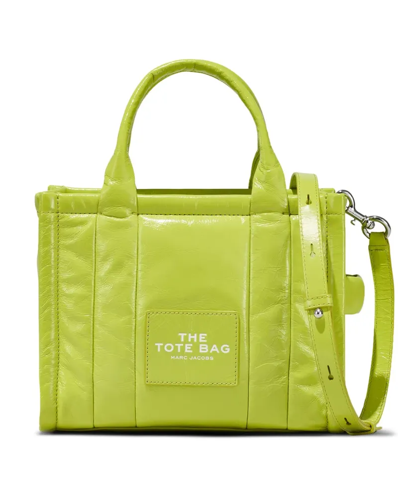 Marc Jacobs Kleine The Shiny Crinkle Tote Handtasche - Grün Grün