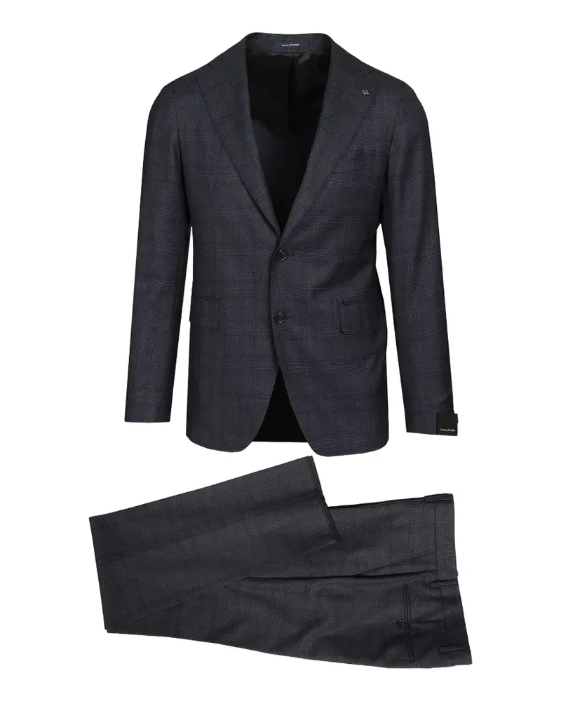 Tagliatore Vesuvio Anzug mit Prince of Wales-Karo - Blau Blau