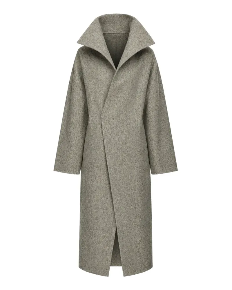 Rick Owens Dracucollar belted - Grau Grau