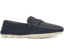Loafer mit Triangel-Logo - Blau