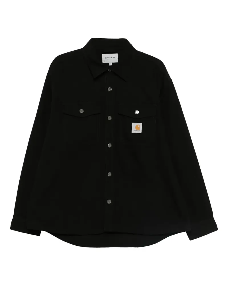 Carhartt WIP Hemd mit Tasche - Schwarz Schwarz