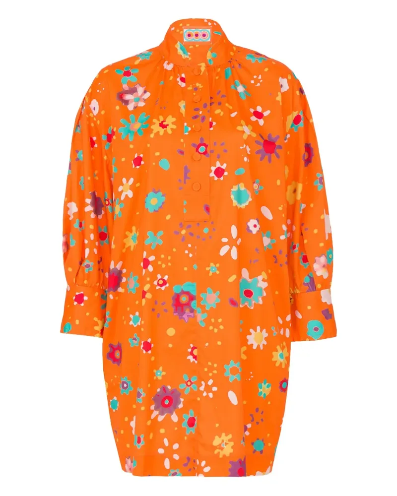 LHD harbour island floral dress - Orange Orange