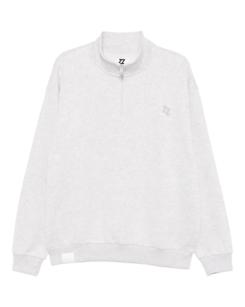 Izzue Pullover mit Logo-Stickerei - Grau Grau