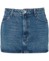 AMI Paris Klassischer Jeans-Minirock Blau