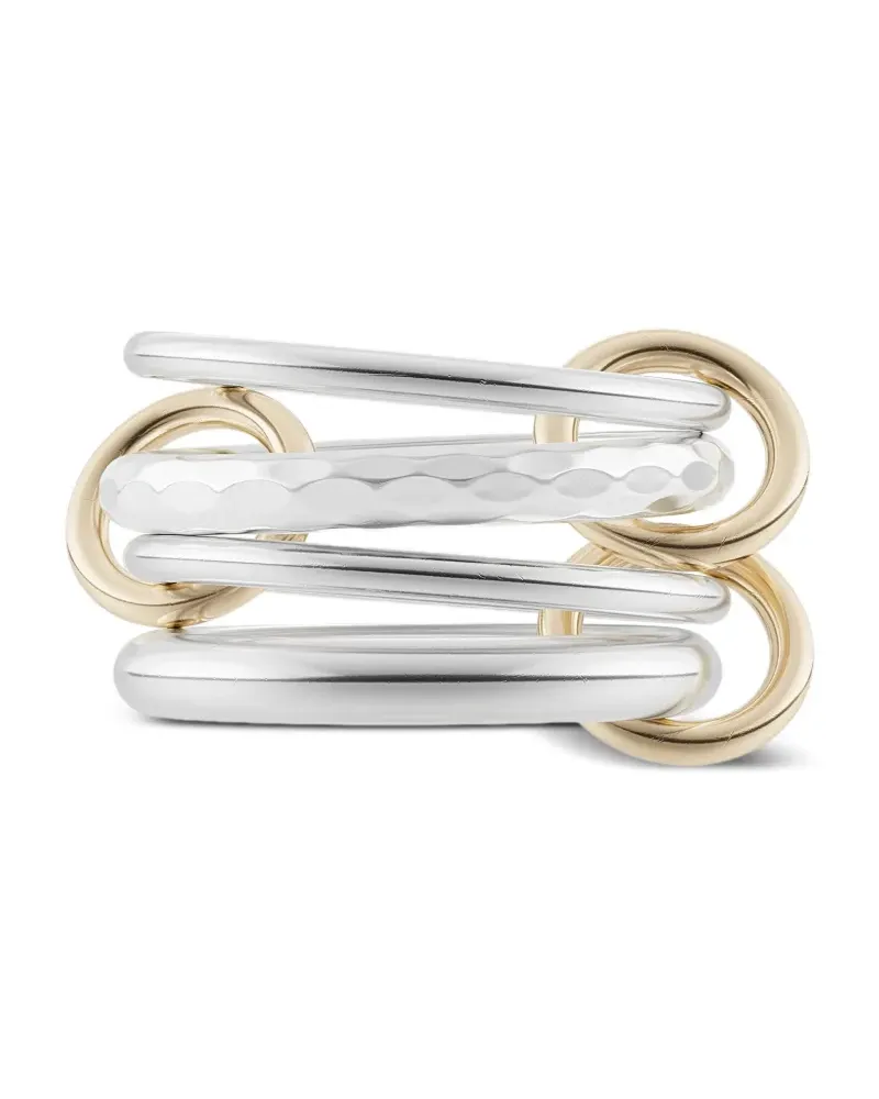 Spinelli Kilcollin 18kt Hammered Gelbgoldring aus Silber Silber