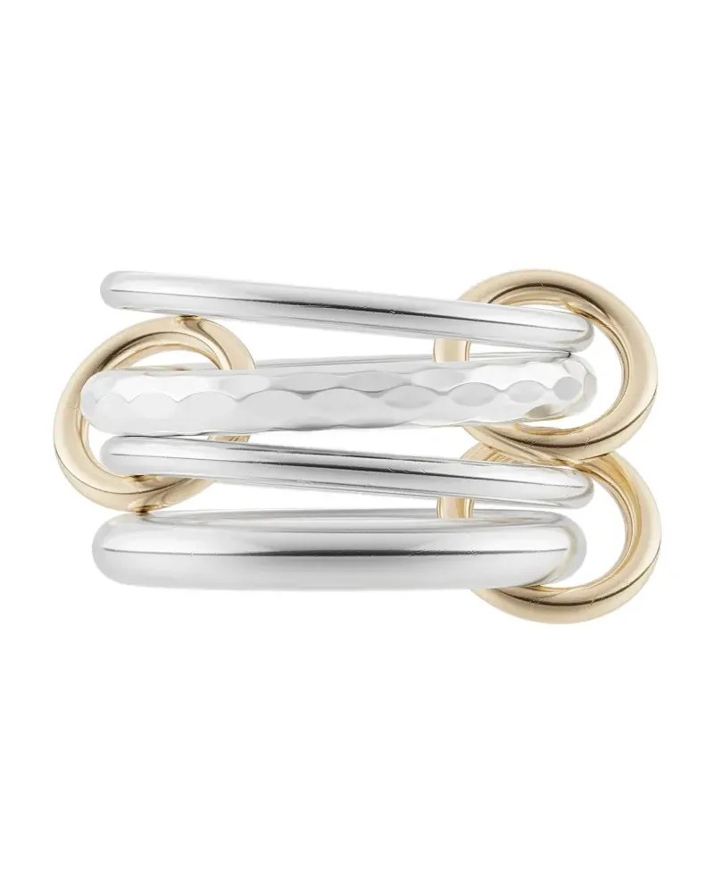 Spinelli Kilcollin 18kt Hammered Gelbgoldring aus Silber Silber