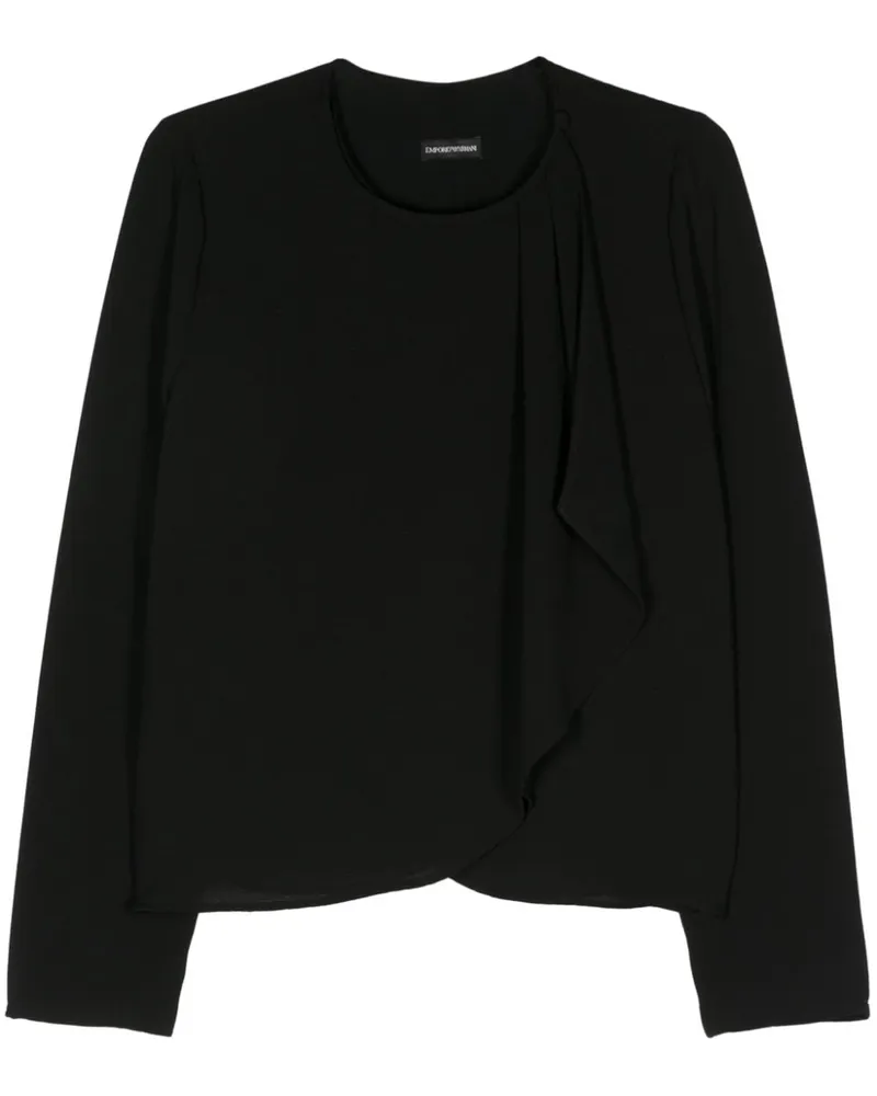 Emporio Armani Armure Wickeljacke - Schwarz Schwarz