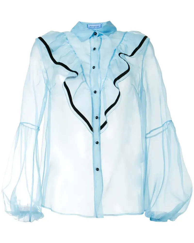 macgraw Love Bird' Bluse - Blau Blau
