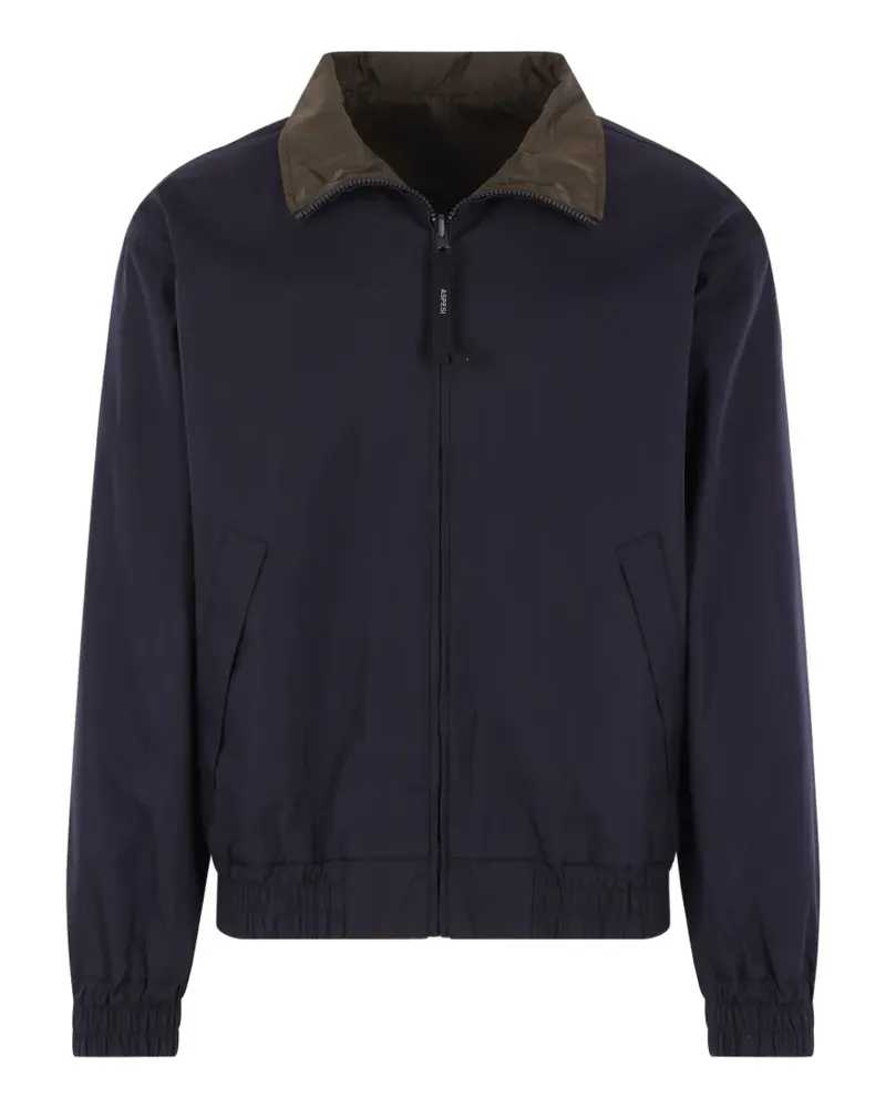 ASPESI reversible zip-up jacket - Blau Blau