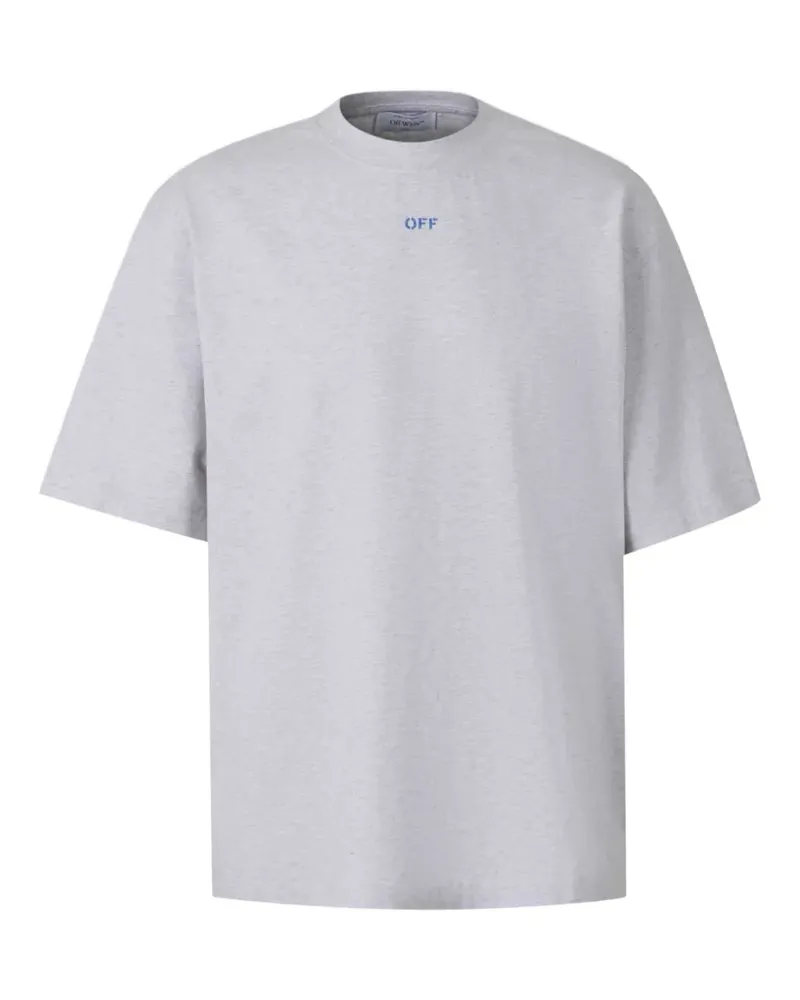 OFF-WHITE T-Shirt mit rundem Ausschnitt - Grau Grau