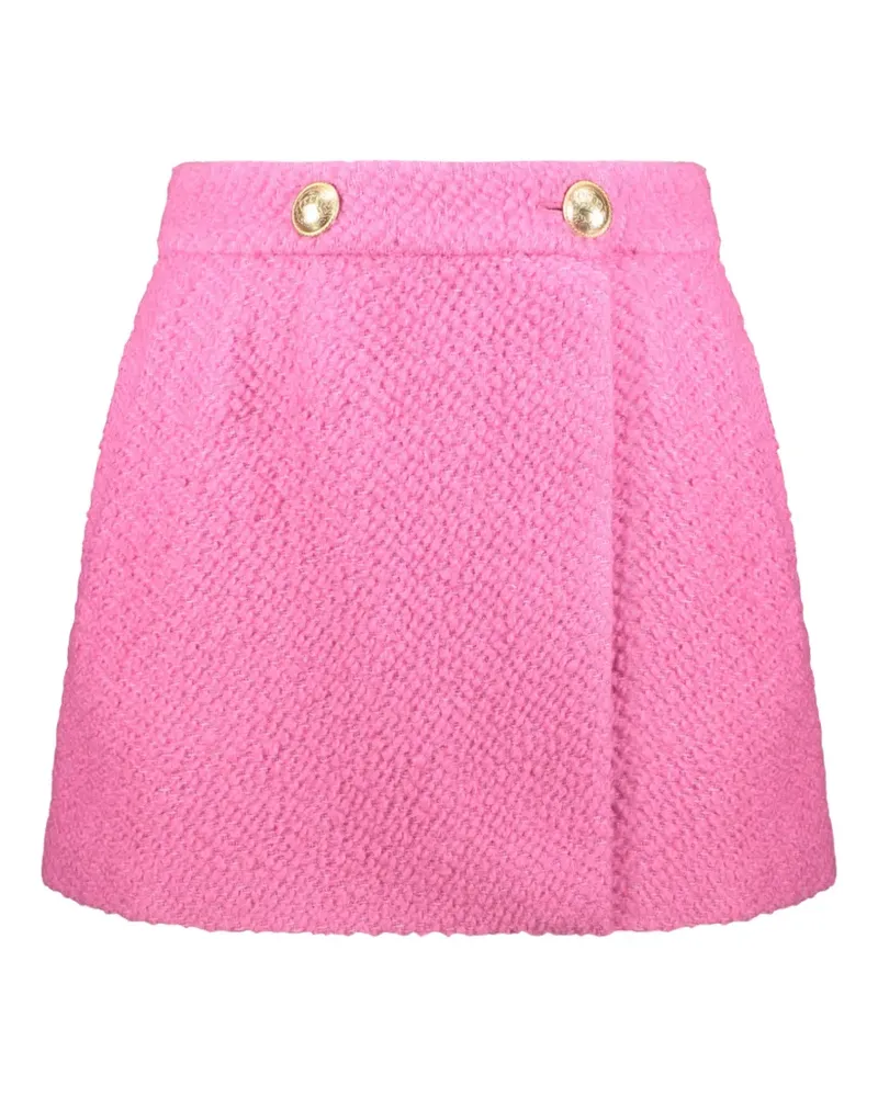 RED Valentino button-detail mini skort - Rosa Rosa