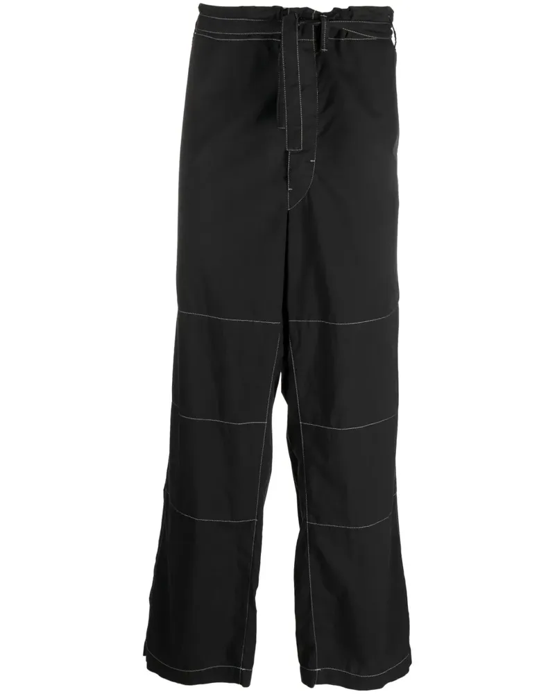 Christophe Lemaire Judo Hose mit Gürtel - Schwarz Schwarz