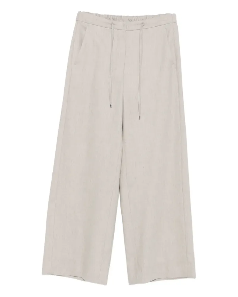 Max Mara Hose mit Kordelzug - Nude Nude