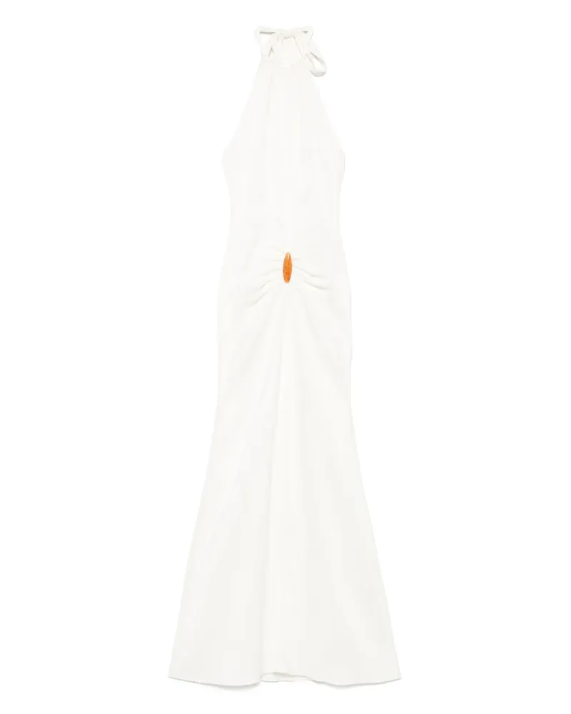 Raquel Diniz Elis Maxikleid - Weiß Weiß