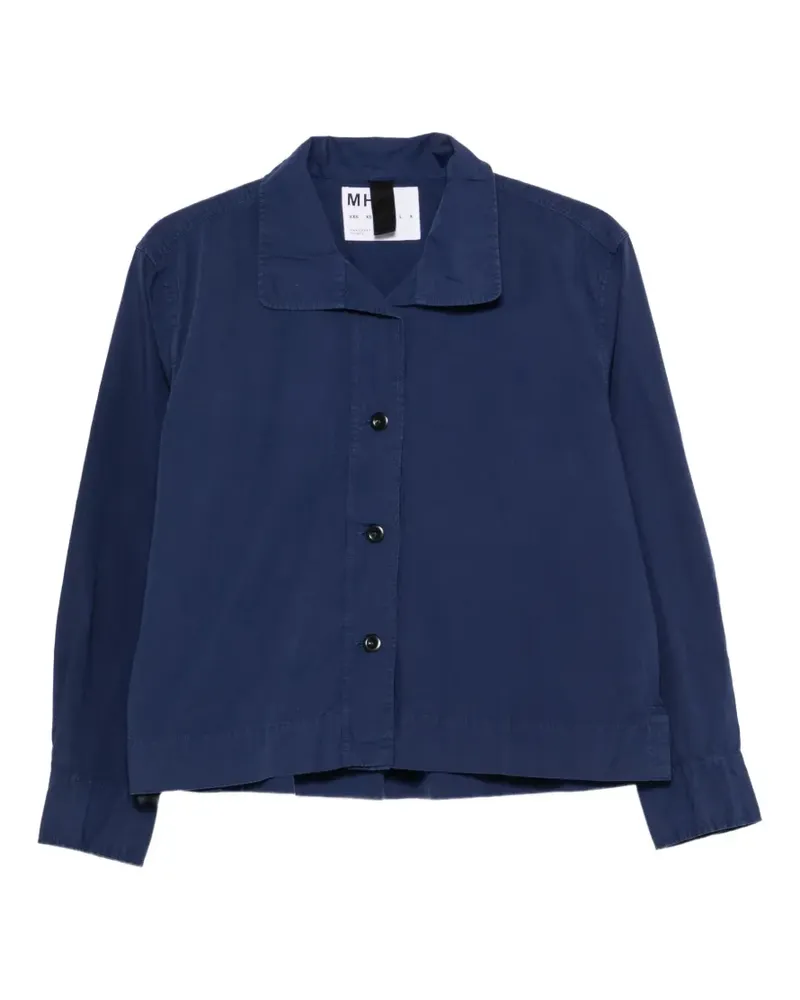 Margaret Howell Hemdjacke mit Knopfleiste - Blau Blau