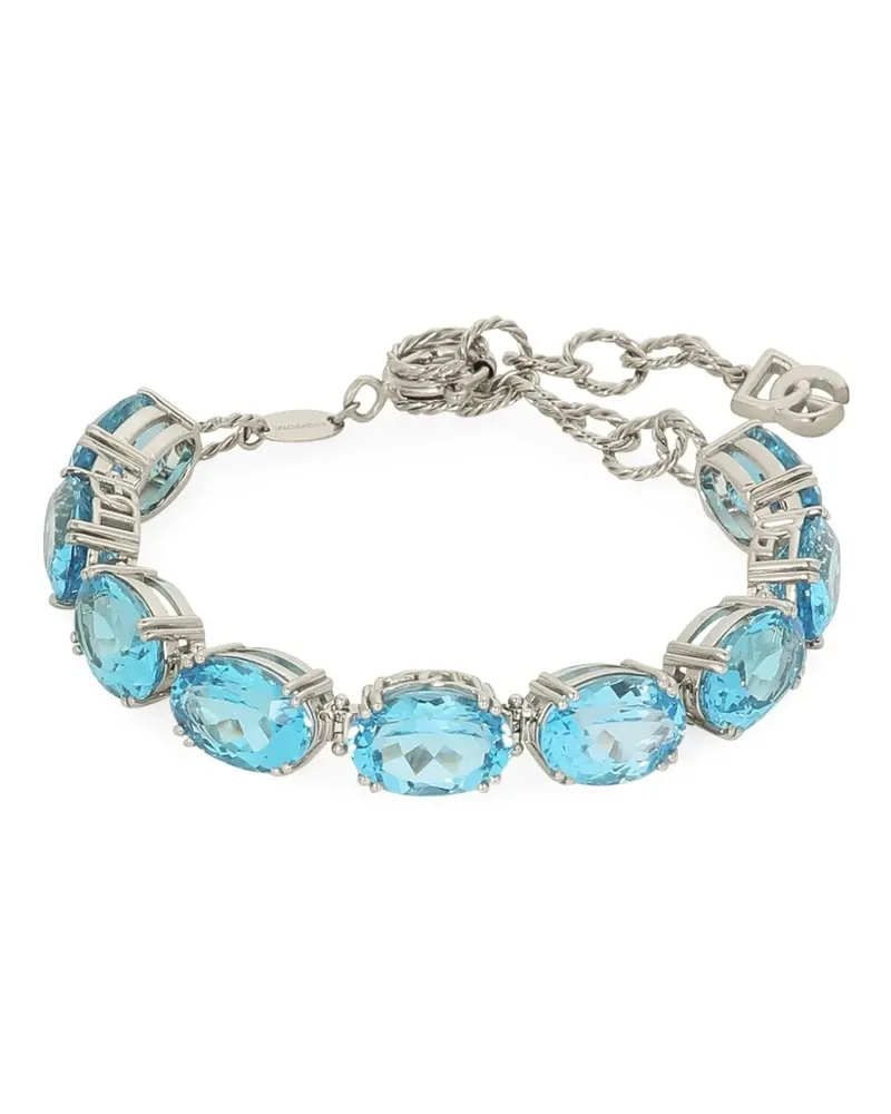 Dolce & Gabbana 18kt Anna Weißgoldarmband mit Topas - Silber Silber