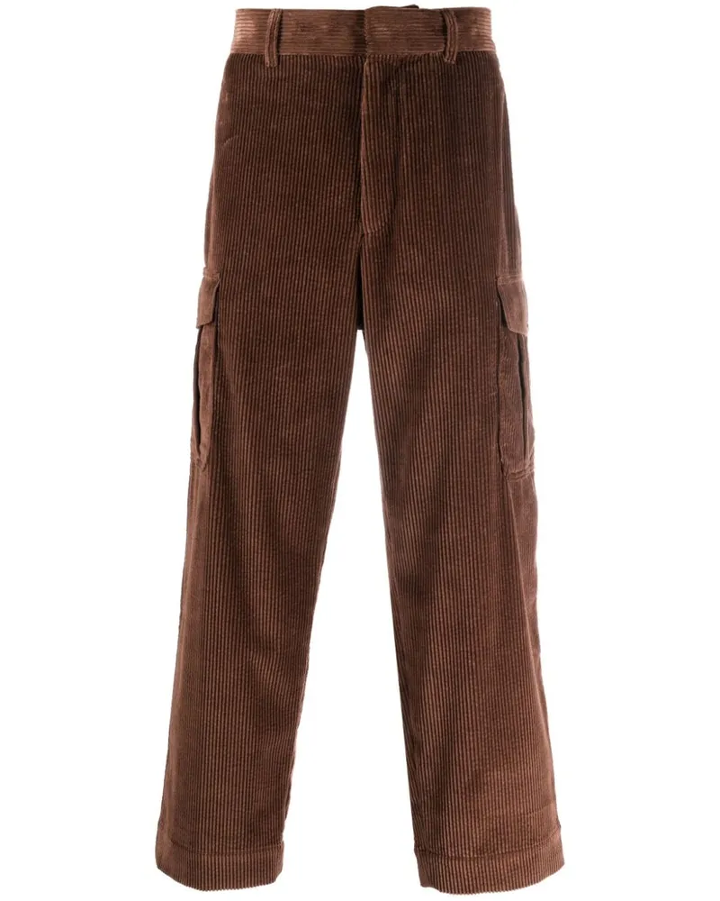 Kenzo Cropped-Hose aus Cord - Braun Braun