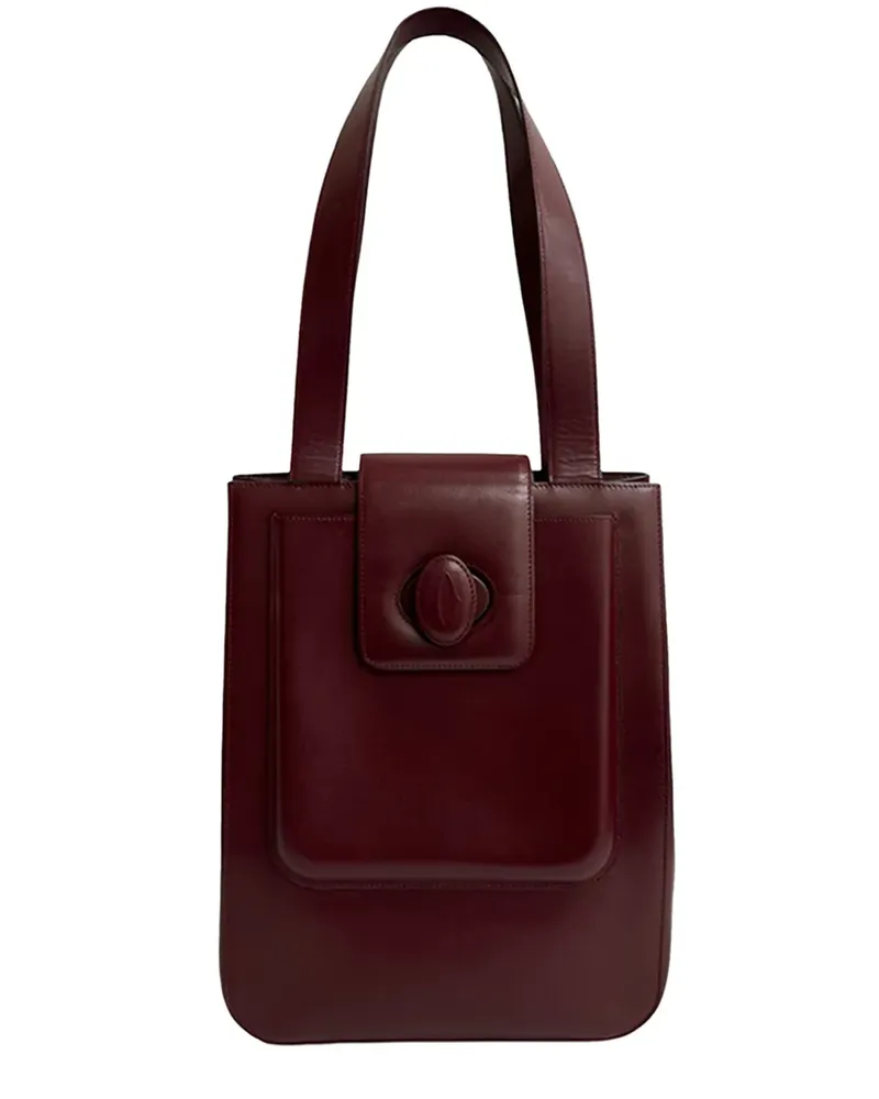 Cartier 20th Century Leather Must De  tote bag - Rot Rot