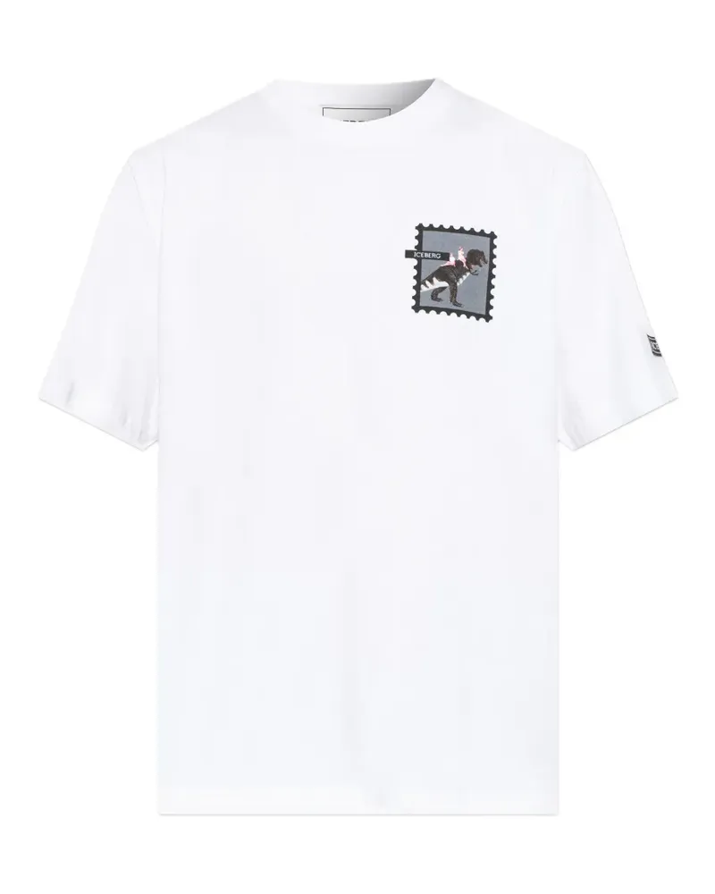 Iceberg graphic-print cotton T-shirt - Weiß Weiß