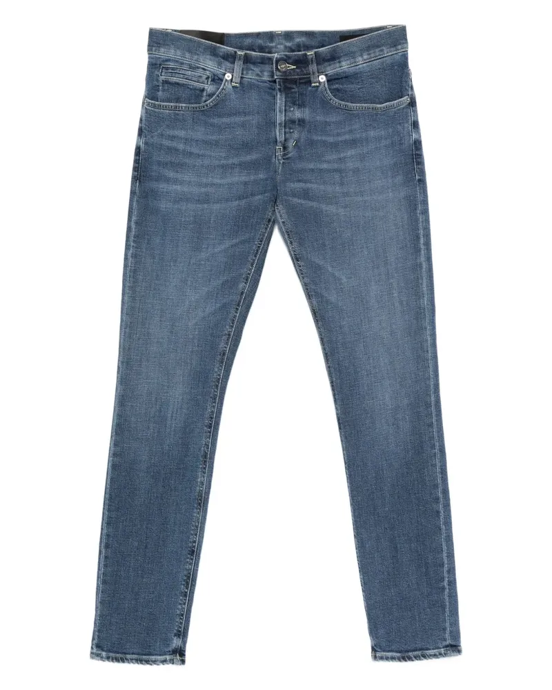 Dondup Schmale Jeans - Blau Blau