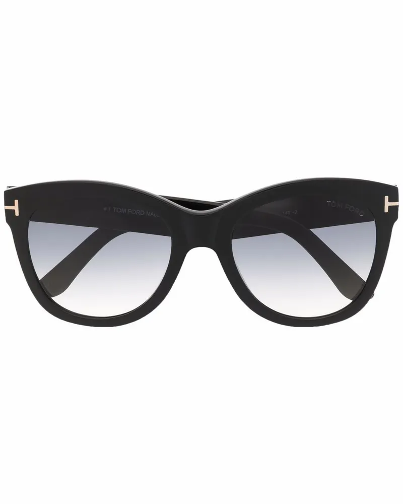 Tom Ford Wallace Cat-Eye-Sonnenbrille - Schwarz Schwarz