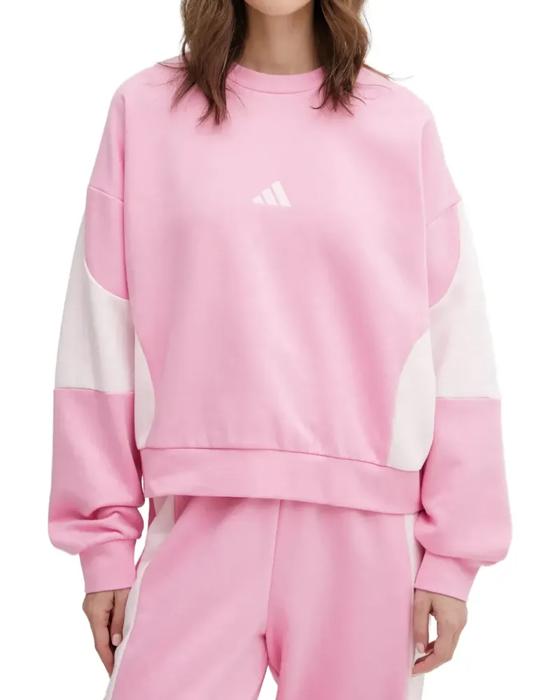 adidas Jogginganzug in Colour-Block-Optik - Rosa Rosa